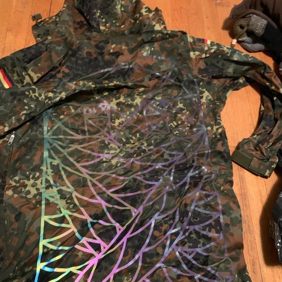 Sacred Geometry Reflective Millitary Jacket - Picture 5 of 7